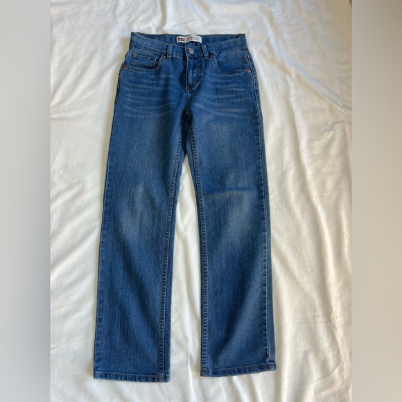 Levi's Blue Performance 514 Straight Jeans Size 14 - Picture 1 of 10